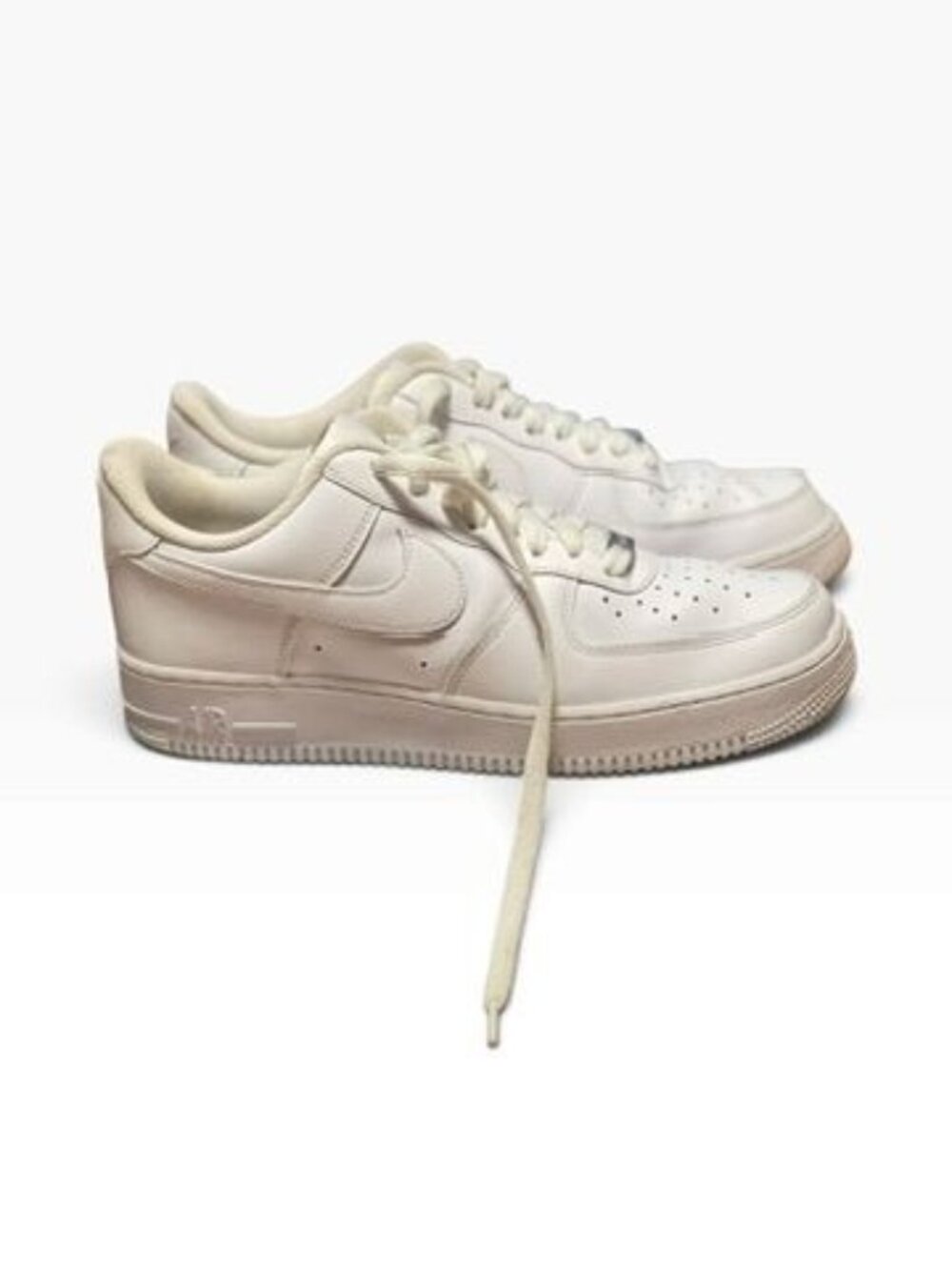 Nike Air Force 1 Low Off-White Cream Sneakers - Women’s Size 10.5 / Men’s 9 (CW2 - Picture 4 of 8